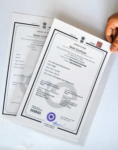 BIRTH & DEATH CERTIFICATE